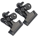 MIDWEC 2 Pcs Clip Montura triple Clip Abrazadera para HTC VIVE, Para Oculus Rift con Giro de 360 Grados Tr&iacute;pode con Mini Cabeza de Bola tornillo est&aacute;ndar de 1/4&rdquo; tornillo, SLR, SLR Digital, Video C&aacute;maras (type (7))