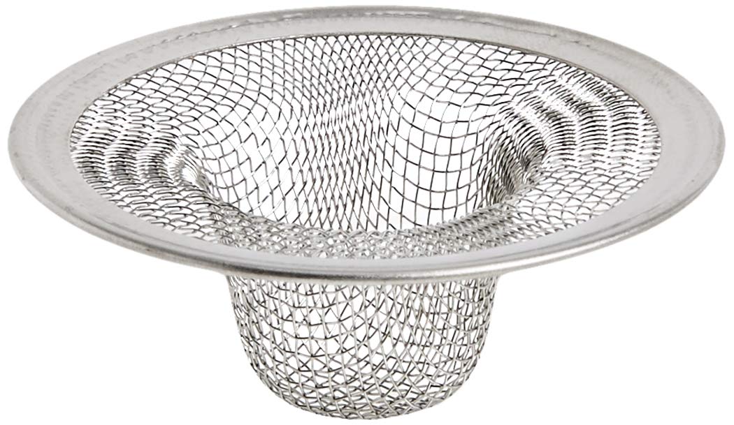 Danco 88820 2 in. Mesh Bathroom Lavatory Sink Strainer, Stainless Steel