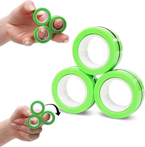 Amazon Co Jp ハンドスピナー 磁気指輪玩具 Sensory Fidget Toy Stress Relieversストレスの軽減 子供 友人 家族のためのイースター誕生日の贈り物のためのアップグレードされたハンド 1 Pack ホーム キッチン