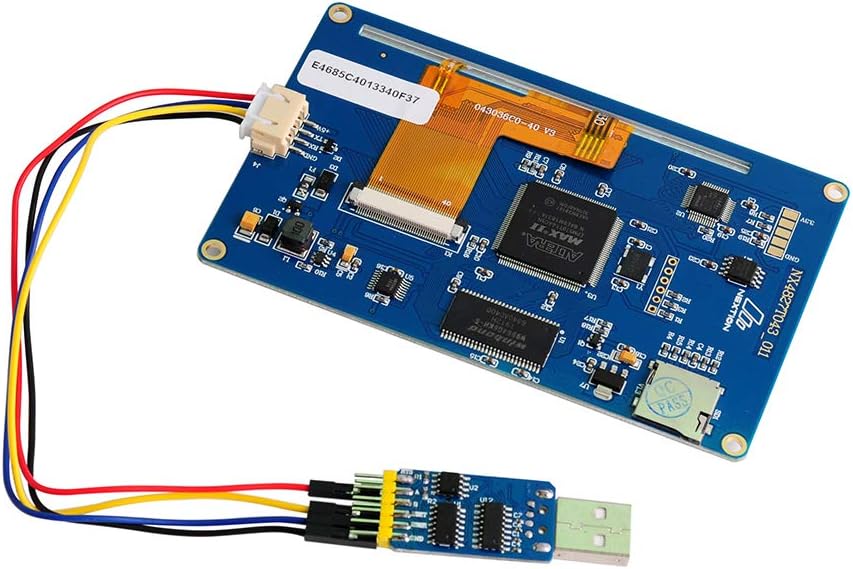 Creative Products Nextion Display 4 3 Inch Nx47t043 Resistive Touch Screen Hmi Tft Uart Lcd Module 480x272 Cp2102 Usb To Ttl Adapter Serial Module For Arduino Raspberry Pi Computers Accessories Amazing