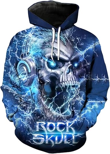 cool skull hoodies