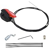 YGQ 65" Lawn Mower Universal Throttle Cable Switch Control Kit | with Lever Handle for Garden Lawnmowers Replacement Repair Kit