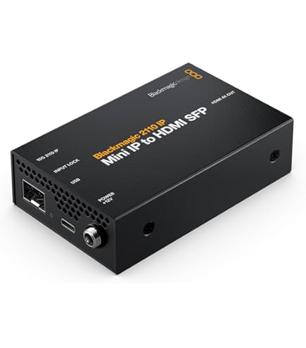 Amazon.com: Blackmagic Design 2110 IP Mini IP to HDMI Converter Amazon.com: Blackmagic Design 2110 IP Mini IP to HDMI Converter
