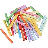 MECCANIXITY Mini Vintage Message Paper Scrolls 48Pcs 7 x 14cm Multicolor | Random Valentine Message,Wish Paper Roll for Party Birthday