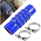 Amazon.com: Silicone Upper Radiator Hose W/Clamps Compatible with ...