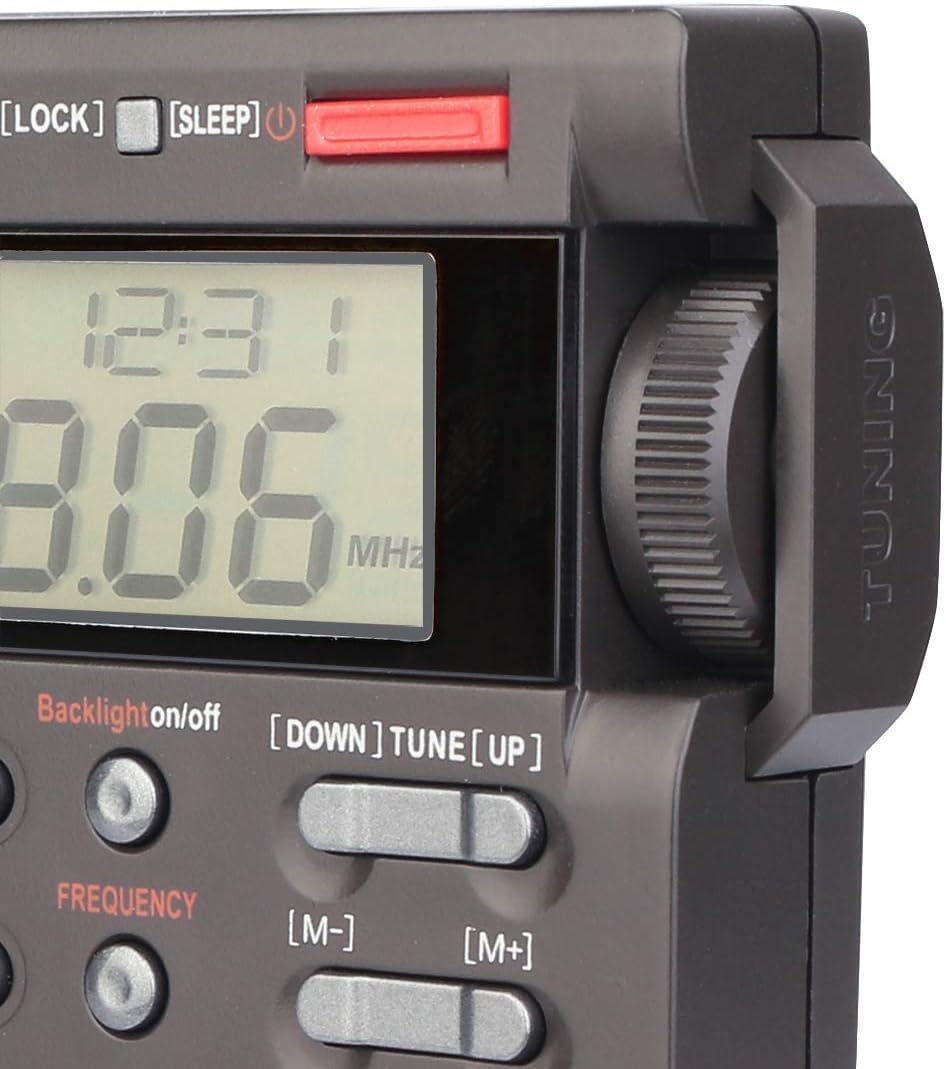 Retekess TR608 Shortwave Radio with Best Reception, Portable Radio Battery Operated, Digital Radio with DSP Chip and Air Band for Traveller(Black): Home Audio & Theater