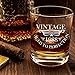 1988 31st Birthday Lowball Whiskey Glass for Men and Women - Vintage Aged To Perfection - Anniversary Gift Idea for Him, Her, Husband or Wife - 31 Year Old Presents for Mom, Dad - 11 oz Bourbon Scotch