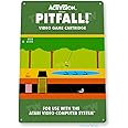 Tinworld Tin Sign: Pitfall Retro Atari Arcade Game Room Console Cabinet Box Sign C332