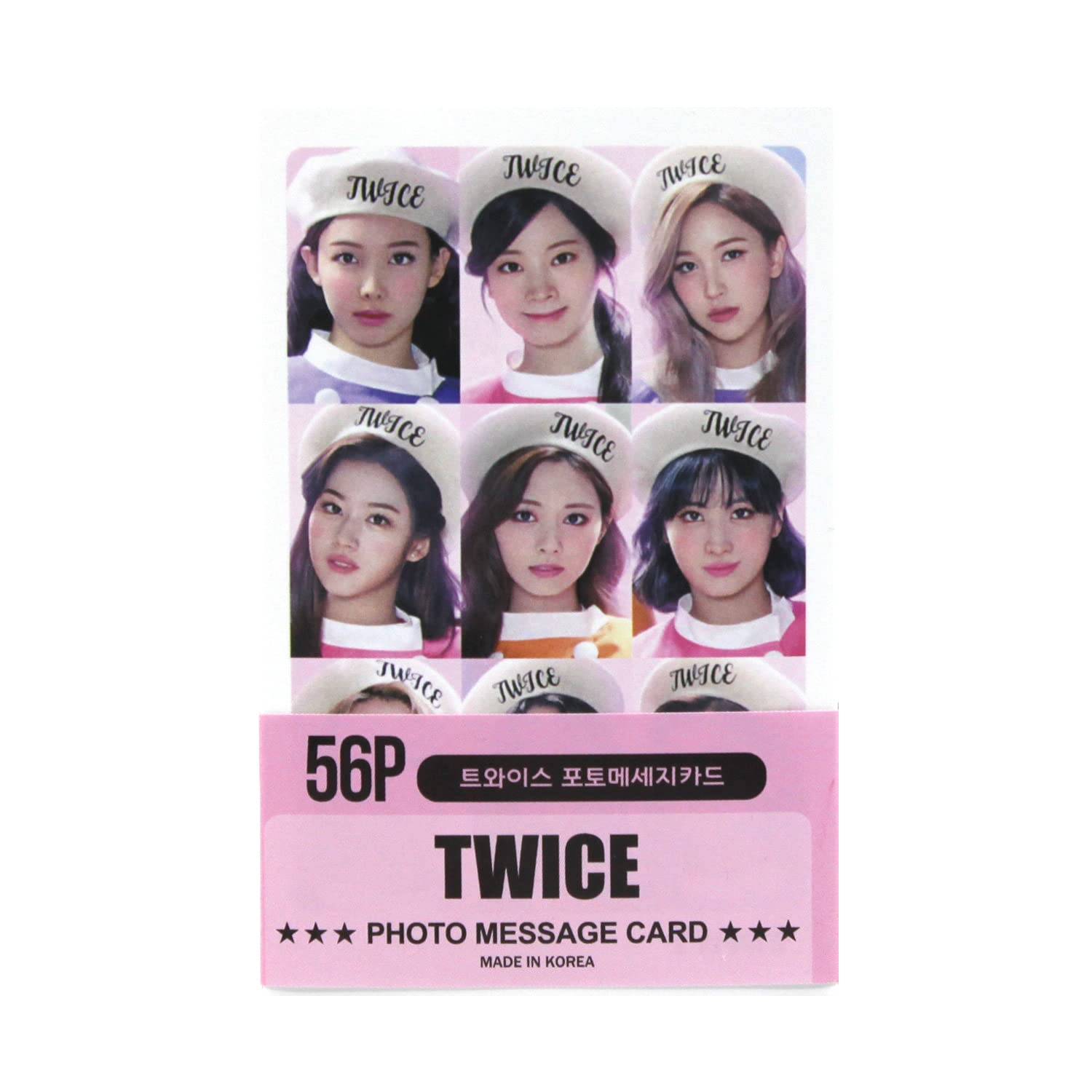 K-POP IDOL Group New Kpop Photo Message Card 56pcs set (Postcard / 56sheets) or Transparent Card 25pcs set (Twice) — image 1