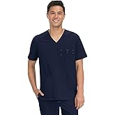 KOI Basics Bryan Men's 1-Pocket Tuck-in Scrub Top