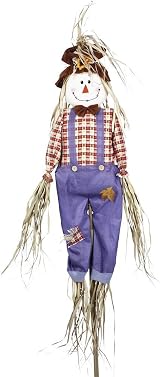 Garden Gear Scarecrows Twin Pack Garden Ornament 6ft Deterrent view 2