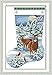 CaptainCrafts Hot New Cross Stitch Kits Needlecrafts Patterns Counted Embroidery Kit - Elk Deer Christmas Stocking (White)
