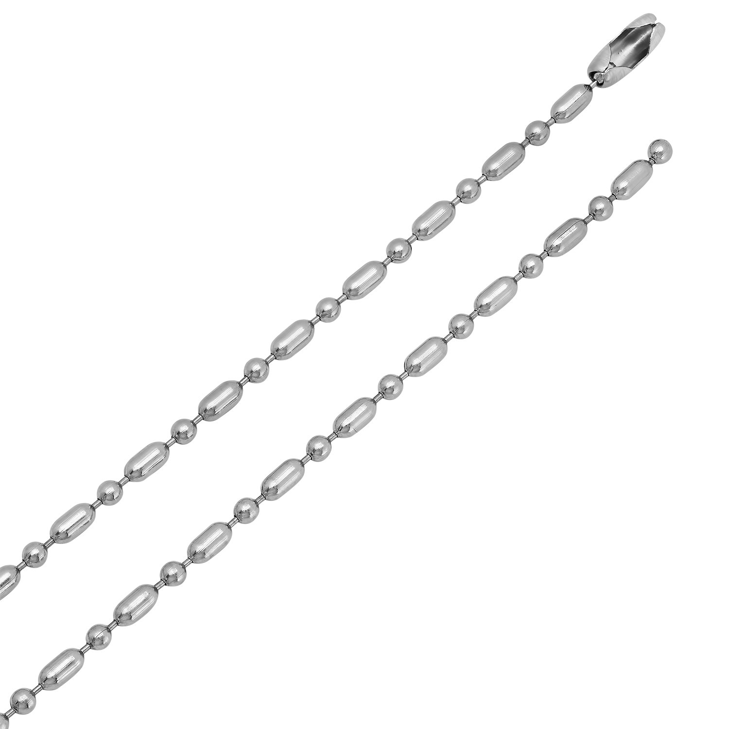 Bling Factory 2.3mm Stainless Steel 