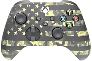 ProControllers LLC Wireless Custom Controller Compatible with PC, Windows 10+, Series X/S & One (Series X/S Camo Flag)