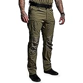 Born Primitive Men's Op Assault Pant - Durable Tactical Stretch Pants w/Reinforced Knees, Multiple Pockets & Adjustable Waist