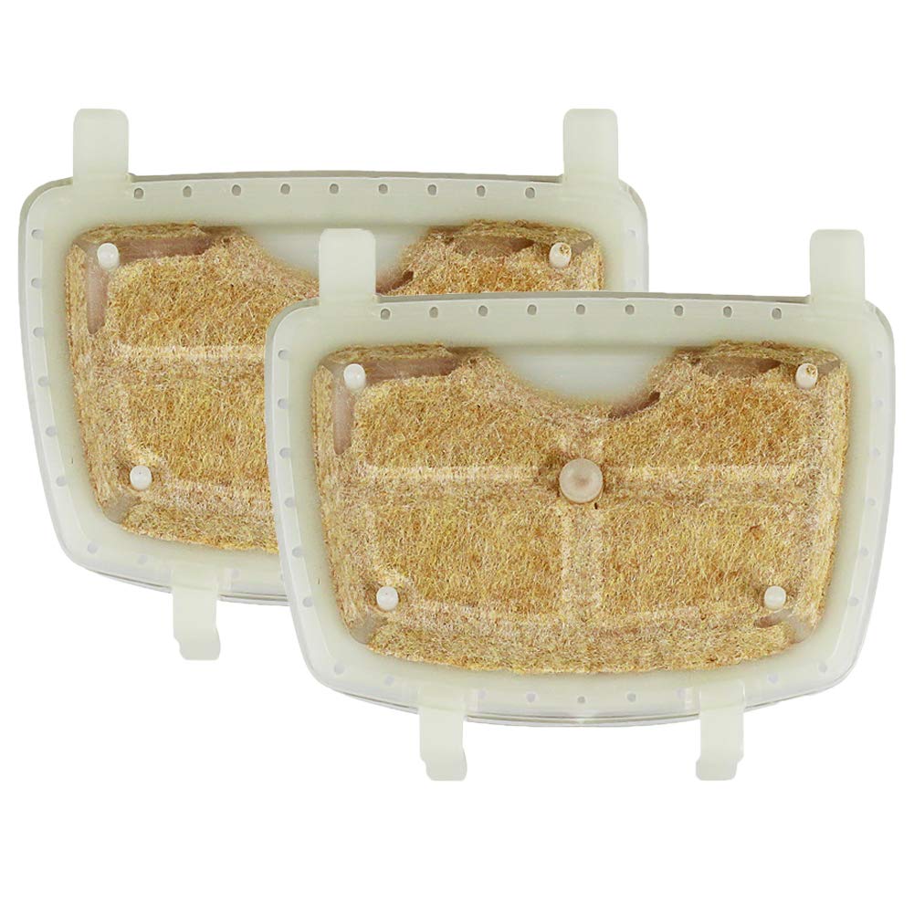 LOCOPOW Air Filter 1139-120-1602 Cleaner Repalces for Stihl MS171 MS171C MS181 MS181C MS211 MS211C Chainsaw (2 PC)