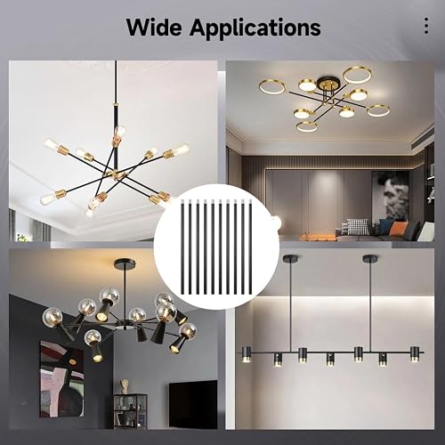 Extension Rods For Pendant Lights 10-Pack Brass M10 Threaded Extension ...