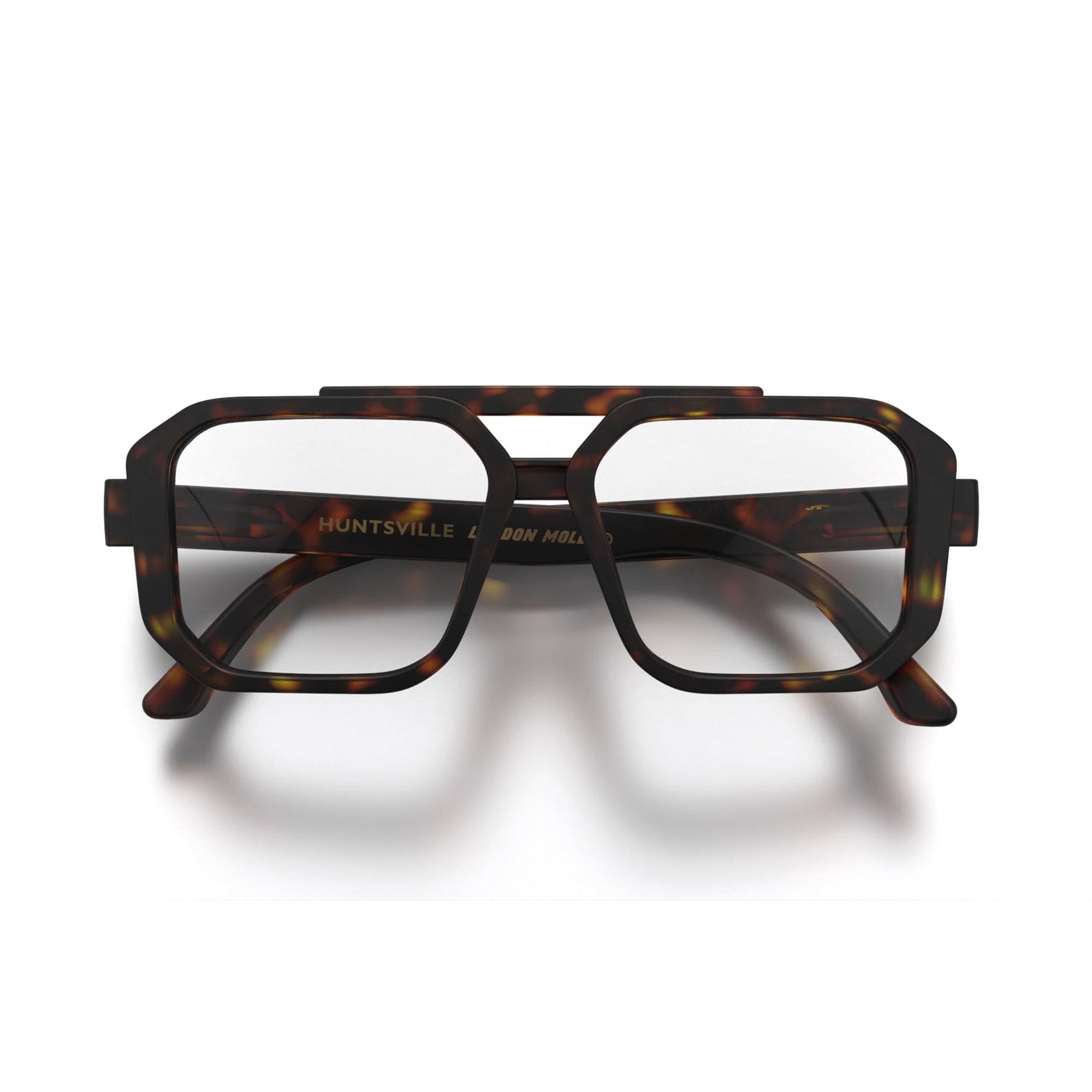 LONDON MOLE® Huntsville reading glasses | Cool square shaped readers | Men’s Women’s Unisex | Spring hinges