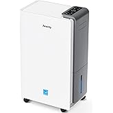 4500 Sq.Ft Energy Star Most Efficient 2025 Dehumidifier,AEOCKY Max 80 Pint/Day Smart Compressor Dehumidifier with Drain Hose, Intelligent Humidistat,for Basement,Bedroom,Home,Bathroom
