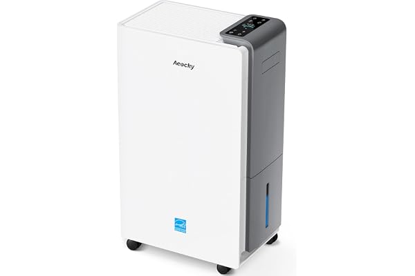 AEOCKY 4500 Sq.Ft Most Efficient Energy Star 2025 Dehumidifier, Max 80 Pint/D Smart Compressor Dehumidifier with Drain Hose,