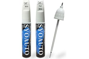 SYOAUTO Pearl White Touch Up Paint for Cars Auto Touch up Paint Scratch Repair Automotive Paint Scratch Remover 2 in 1 Pearl White