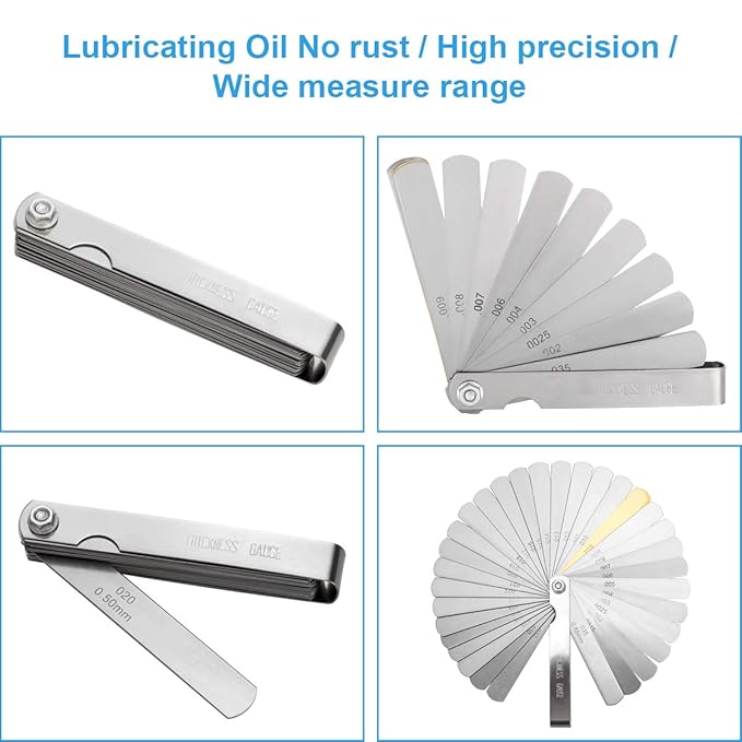 Fühlerlehre Set Aus Edelstahl - Präzisions-Messwerkzeug Für Spaltmaße