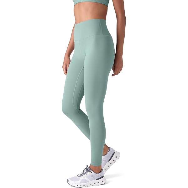 Alo Yoga Women's High Waist Fitness Legging, Bright Aqua Black, XX