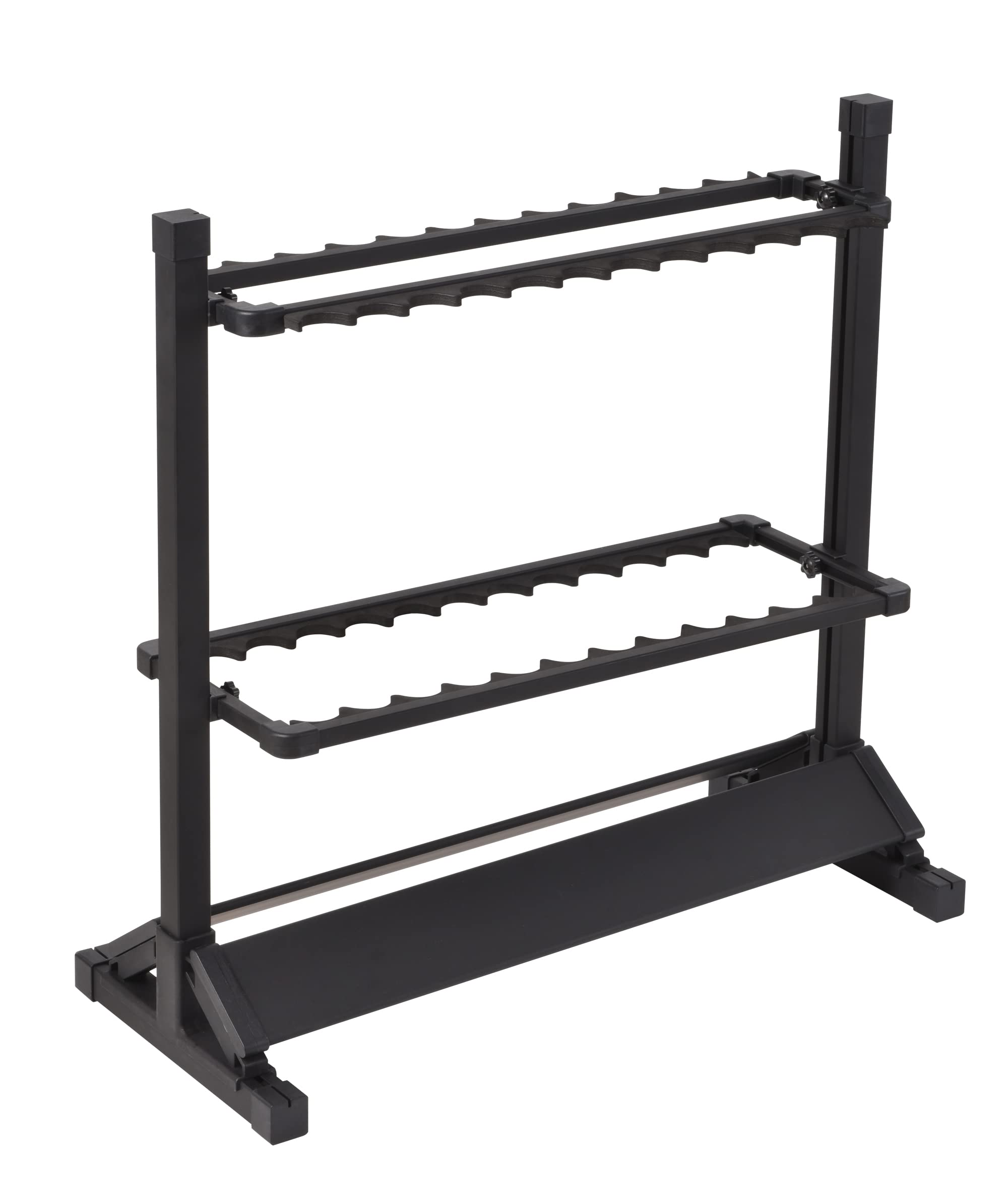 Photo 1 of *** FOR PARTS/ MISSING ASSEMBLY PIECES*** JOYWAVE Aluminium Fishing Rod Holders, Portable Fishing Rod Rack, Holds Up to 24 Rods, Modern Matte Black, 27.9x12.6x27.5 inches