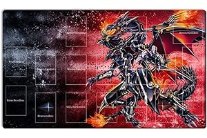 Mlikemat New Playmat Red-Eyes Darkness Dragon Mouse Pad TCG CCG OCG Trading Card Game Mat + Free Bag (ZD014-198)
