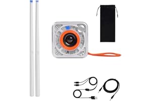 ARESRORA Air Drumsticks Electronic Drum Sticks,Virtual Air Drum Kit with Drum Sticks, Pedals, Bluetooth Speaker, Portable Practice Drum Kit Electronic Drum Set instrument for Adults, Kids, Gift (No-pedals)