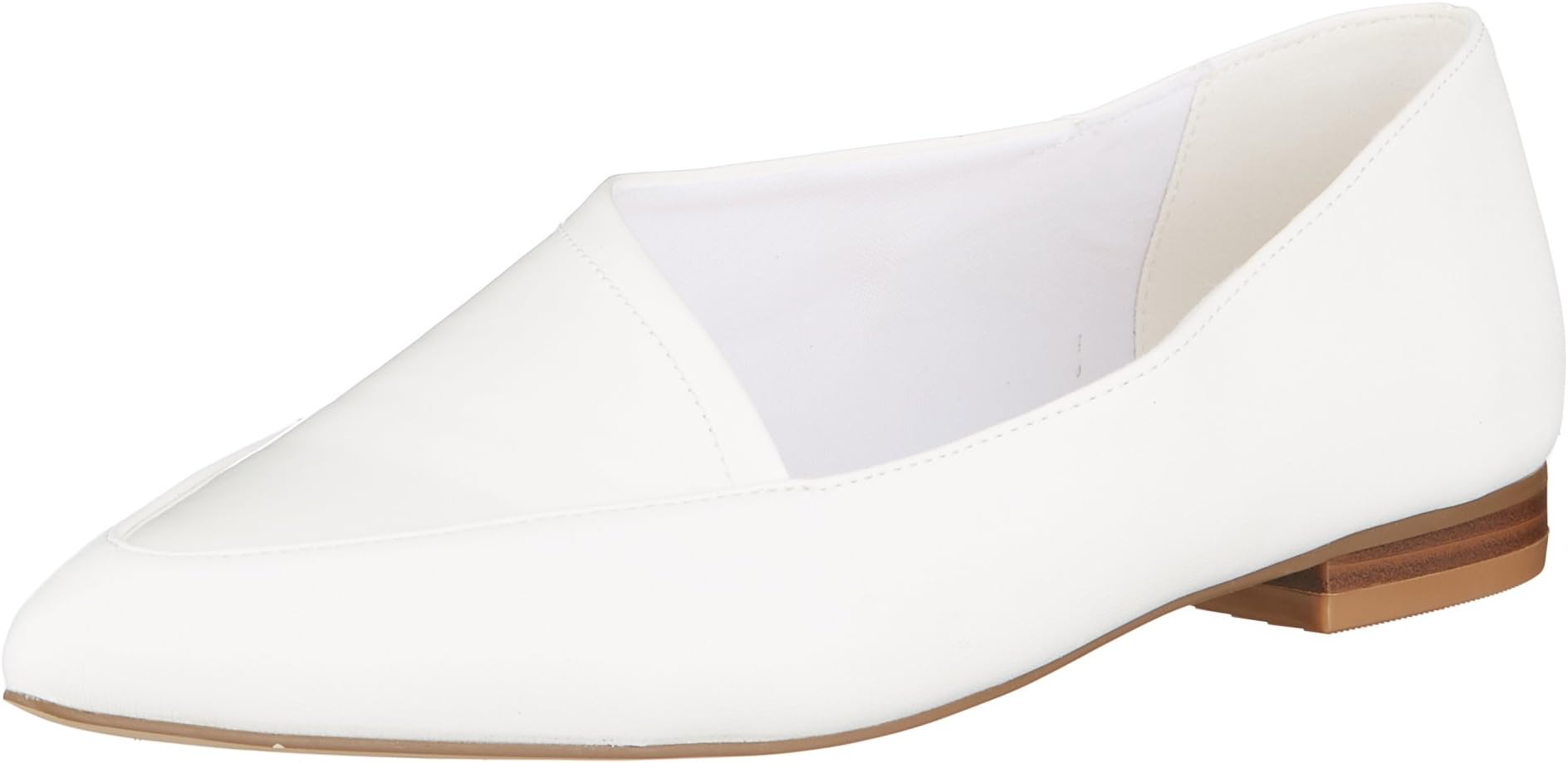 Bianco Women's Asymmetric Ballerina Closed Toe Ballet Flats