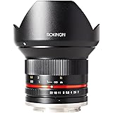 Rokinon RK12M-M 12mm F2.0 NCS CS Ultra Wide Angle Fixed Lens for Canon EF-M Mount Compact System Cameras (Black)