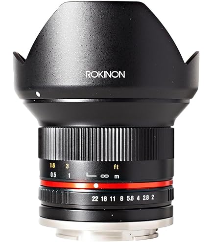 Amazon.com : Samyang 1220502101 12 mm F2.0 Manual Focus Lens