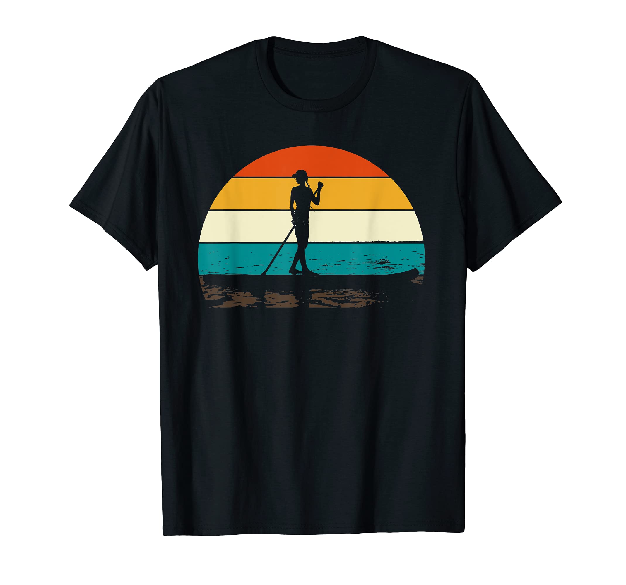 Retro Stand Up Paddling Paddleboarder SUP Stand Up Paddling T-Shirt