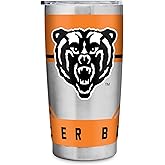 Rico Industries NCAA Mercer Bears Standard 20oz Stainless Steel Tumbler with Lid - Great For Coffee, Tea, Water or Cocktails