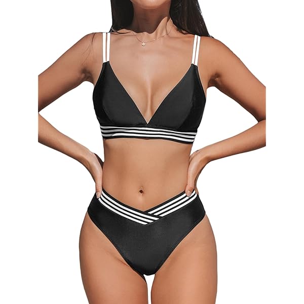 Swim Suits Tie Bottom Bikini Set Bikini Cupshe CUPSHE Women