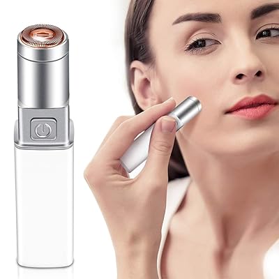 Facial Hair Removal for Women, RGCTL Face Hair Remover Mini Travel Size Trimmer for Women Ladies Face Armpit, Chin  Body, Waterproof, Battery Powered