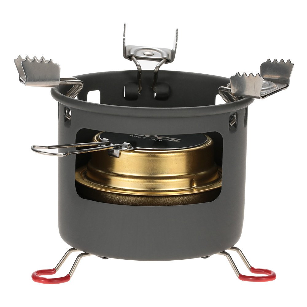 Docooler Camping Outdoor Spirit Alcohol Burner Camping Stove Alcohol Stove Bracket Support Set