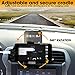 Bvenko Car Mount/Car Holder, Phone Mount/Car Phone Holder for Universal Cell Phone Cradle with Gravity Self-Locking Design and Anti-Skid Base for iPhone X/8/7Plus/6,Galaxy S8,Google,LG,Huawei etc