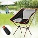 Ancheer Folding Outdoor Camping Chair Lightweight Ground Chair with Carrying Bag for Hiking Backpacking Fishing Picnic