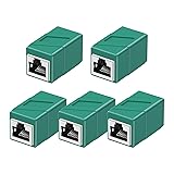 RJ45 Coupler, 5 Pack Ethernet Adapters Female to