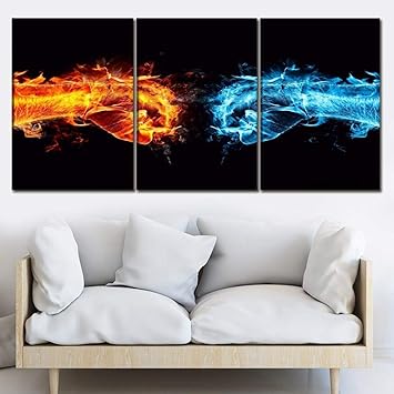 Woplmh Lienzo Hd Impresion Pintura Decoracion Para El Hogar 3