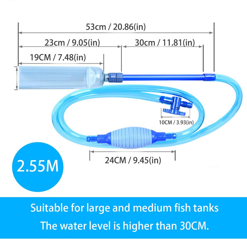 Aspiratore Sifone Per Acquario Pawfly - Kit Pulizia Ghiaia E Cambio Acqua - Foto 4