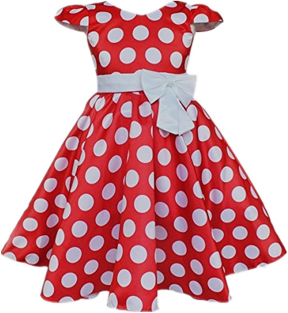 polka dot bow dress