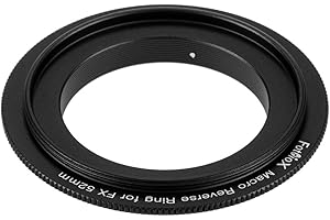 Fotodiox 52mm Filter Thread Macro Reverse Mount Adapter Ring Compatible with Fujifilm X-Mount Cameras