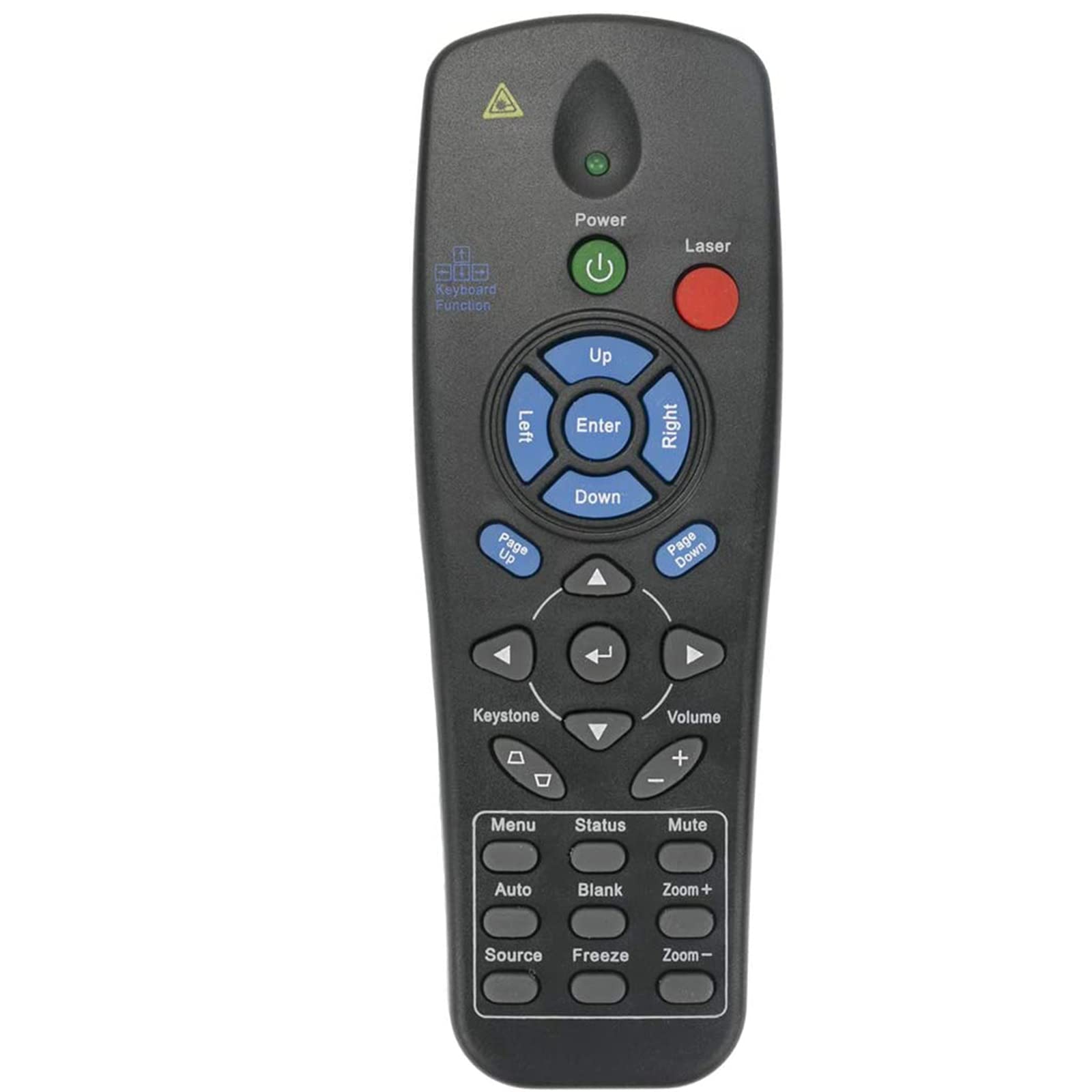 VINABTY Replaced Remote Control Applicable For Vivitek/Promethean Projector EST-P1 EST-P1C EST-P1CV1 EST-P1CV2 EST-P1-G PRM-32 PRM-33 PRM-25 PRM-35 PRM-35A PRM-35C UST-P1 UST-P1C