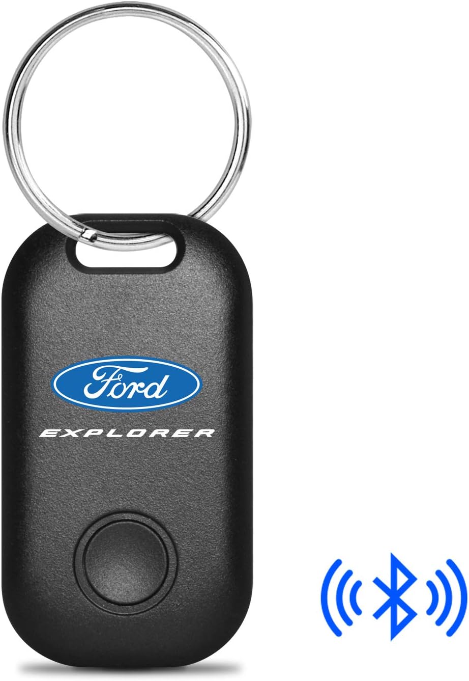 ford keychain amazon on Amazon Com Ford Explorer Bluetooth Smart Remote Key Finder Black Key Chain Key Ring Tracking Device Work With Cell Phone Office Products