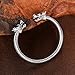 OSTAN Men's Double Head Dragon Bracelet Adjustable Stainless Steel Sliver Cuff Cool Polished (Sliver)