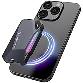 1TB Magnetic Portable SSD,2050MB/s Type-C USB 3.2 Gen 2x2 External SSD,4K ProRes Record and Store,Aluminum alloy,RGB Touch Lighting,External Solid State Drives for iPhone15/16/Android/PC/Mac -PS2200