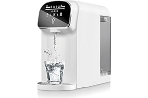 AIGERRI Countertop Reverse Osmosis System Water Filter with UV, 5:1 Pure to Drain, 5 Stage RO Water Filtration, Portable No Installation Water Purifier, Countertop Filtration for Home, Off-White